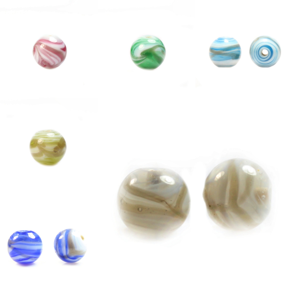 Margele din sticla rotunde 10mm